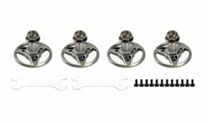 Usmile 4 Inch RC Plane Wheels Durable Aluminum Propeller Mount Adapter for DJI FPV Drone