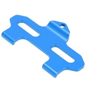 Aluminum Alloy RC Car Battery Mounting Plate Tray Compatible with 76054 1 1/18 RC Truck Blue Model Car Accessories