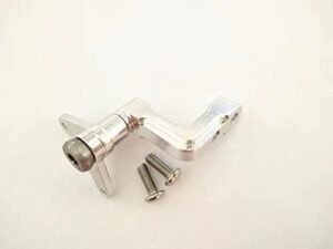 HPI Savage 25 Nitro RC Truck Aluminum Throttle Bellcrank Linkage Silver 85051 85058