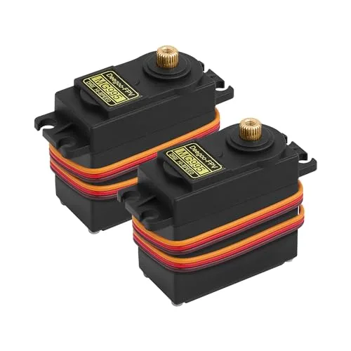 Deegoo FPV 2 Pack MG995 Metal Gear Servo Motor High Speed Torque Waterproof Digital for RC Helicopter Airplane