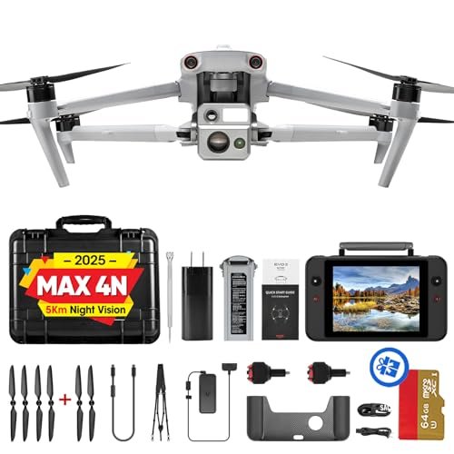 Autel Robotics EVO MAX 4N Drone with Starlight Night Vision for RC Tracks in California