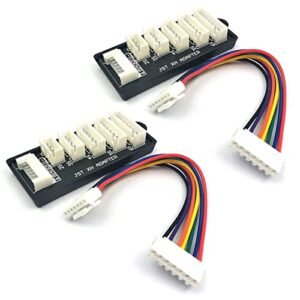 FainWan 2 Pack JST XH 2S 6S 3S Balance Charger Extend Expansion Board Adapter Converter RC Battery Meter for Lipo Battery Charging