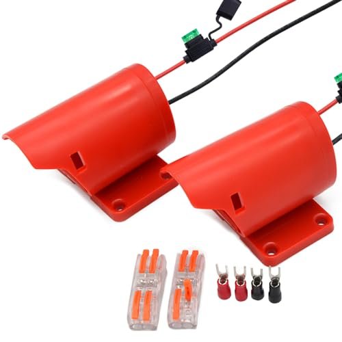 IRONFACE 2 Pack Power Wheel Upgrade Adapter for Huffy RC Monster Truck Ride On Compatible with Milwaukee M12 Battery