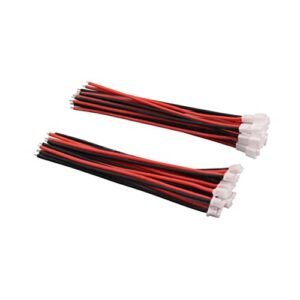 OliYin 10pairs JST PH 2.0 Micro Electrical Connector Plug with 22awg 10cm Silicone Wire Compatible with JJRC H36 2.4 GHz 4CH 6 Axis Gyro RC Quadcopter
