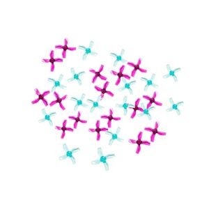 Gemfan 24pcs 1220 4 31mm 4 Blade 0.8mm Tiny Whoop Propellers Compatible with Orca RC Motors Betafpv Cetus Eachine E010 JJRC H36 FPV Quad Drone 0703 1103 Brushless Motors