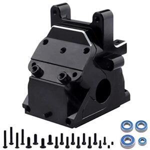 AllinRC Aluminum Gearbox Case Set HD for Arrma RC Truck 1/5 Kraton 6S BLX Typhon Notorious Outcast Mojave Infraction Felony Talion Limitless Replaces AR310854 Black
