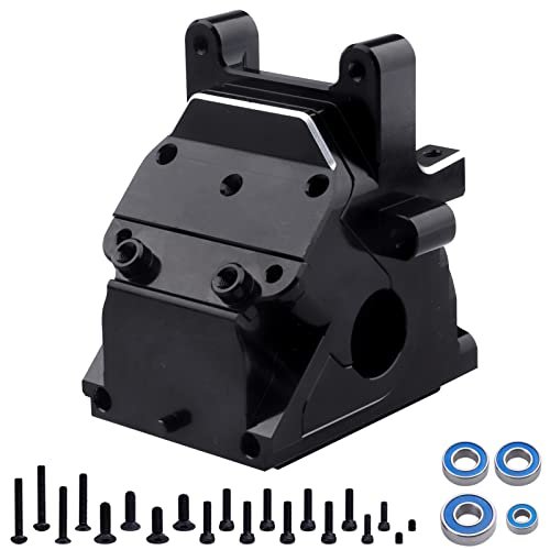 AllinRC Aluminum Gearbox Case Set HD for Arrma RC Truck 1/5 Kraton 6S BLX Typhon Notorious Outcast Mojave Infraction Felony Talion Limitless Replaces AR310854 Black