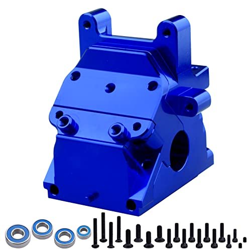 AllinRC Aluminum Gearbox Case Set HD for Arrma RC Truck 1/7 Mojave 6S V2 4WD Case Navy Blue Replaces AR310854