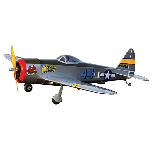 Hangar 9 Fun Scale P 47 Thunderbolt PNP 58.4 HAN3380 Best Trainer RC Airplanes Plug and Play Electric