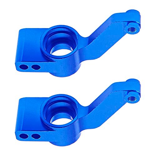 ShareGoo Aluminum Rear Stub Axle Knuckle Carriers Upgrades 1952 Compatible with Traxxas 1/10 Slash 4X4 Stampede Rustler 4X4 4WD RC Car Blue Perfect for Painted 200mm RC Car Bodies