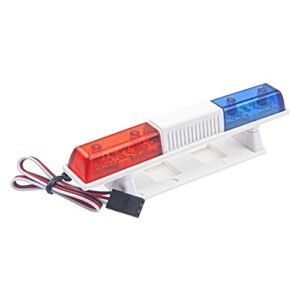 ShareGoo Simulation RC Car Police LED Roof Light Compatible with HPI RC Rally Car 1/10 1/8 Scale Models