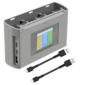 Anbee Mini 2 SE Drone Battery Charging Hub Portable Multifunction 3 Ports USB Charger for DJI Mini 4K Mini 2 SE Mini 2 Mini SE
