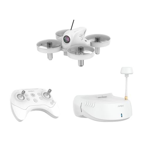 APEX VR70 FPV Drone Kit Best RC Jets for Beginners with Goggles Brushed Racing Super Wide 120° FPV Low Latency 5.8G Transmission