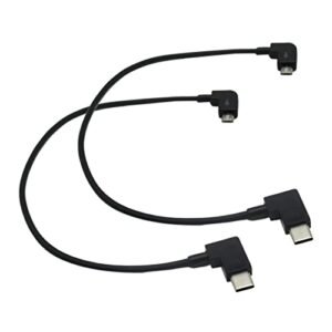 Wolf Pro RC Truck Compatible Cable for DJI Mavic PRO AIR Drone Remote Controller to Type C USB Phone Pack of 2