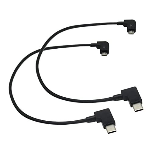 Wolf Pro RC Truck Compatible Cable for DJI Mavic PRO AIR Drone Remote Controller to Type C USB Phone Pack of 2