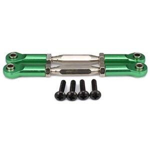 Green Metal Replacement Servo Linkage Pulling Steering Rods Arms M4 Thread 3mm Hole 73 90mm Long For RC Pulling Truck Bodies Upgrade Spare Parts