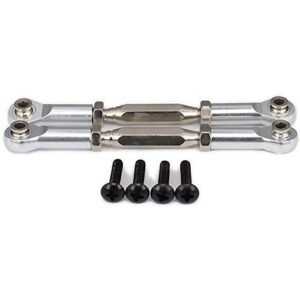 Metal Replacement Servo Linkage Pulling Steering Rods Arms M4 Thread 3mm Hole 73 90mm Long for RC Pulling Truck Build Upgrades