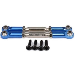 Metal Replacement Part For Adjustable Servo Linkage Pulling Steering Rods Arms M4 Thread 3mm Hole 73 90mm Long RC Pulling Sled Plans Upgrade Spare Parts Dark Blue