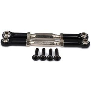 Metal Replacement Steering Rod Arms M4 Thread 3mm Hole 73 90mm Long for RC Trucks Pulling Trailers Upgrade Spare Parts Black
