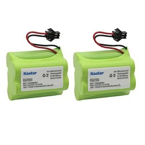 Kastar 2 Pack Ni MH Battery 6V 1600mAh for RC Mine Truck Amphibious Stunt Car Q60 Q61 1 16 Military SL01 Electric Tools