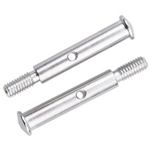 Hobbyfire Steel Front Axles for 1 36 Scale RC Cars 1 10 Traxxas 2WD Slash Rustler Stampede Replacement Pair