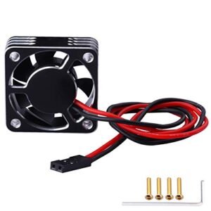 Hobbyfire 30mm High Speed Brushless RC Motor Cooling Fan Heatsink for Nitro RC 1/8 Scale Cars