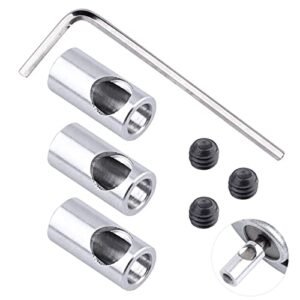 GoHobby 3.175mm 1/8 inch to 5mm Pinion Reducer Sleeve Adapter Shaft Motor Axle Change-Over for Converting RC Motor 3650 550 540 Pinion Gears, Set of 3