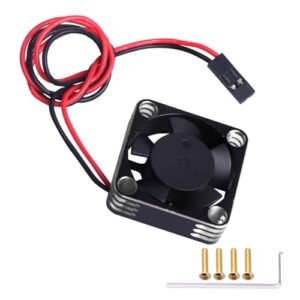 FriHobby 3650 Motor Cooling Fan 30mm 28000RPM for Half Scale RC Car 1/8 1/10 1/12 Scale 540 550 Brushless Motor Silver Black