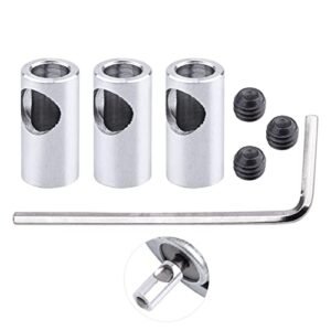 Hobbyfire 1/8 inches 3.175mm to 5mm Bore Shaft Adapter Pinion Reducer Sleeve Adapter for GMade RC Tires Set of 3