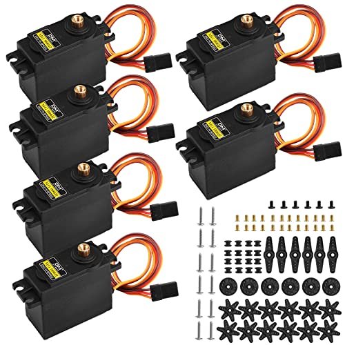 Aideepen H100 RC Boat Motor 6 Pack MG996R Metal Gear High Speed Torque Digital Servo