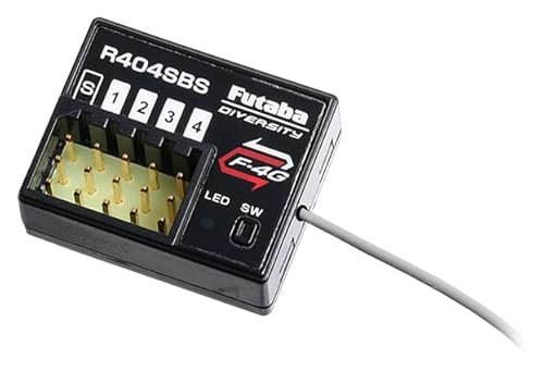 Futaba Electronics Industries R404SBS JPN 00107288 3 F 4G System 10ch T10PX Standard Receiver for RC Helicopter Electronics