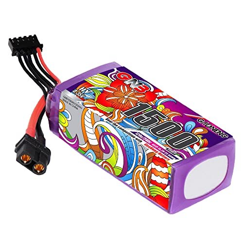 GAONENG GNB 4S 1500mah LiPo Battery XT60 Connector 15.2V High Discharge for Drones Optimizing RC Nitro Fuel Octane Rating Performance