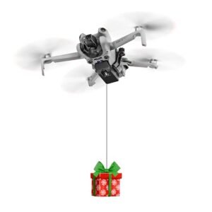 FLYDrone Mini 4 Pro Airdrop System for DJI Mini 4 Pro Accessories Payload Delivery Transport Drop Release Device Perfect for Fishing Wedding Film and TV Shooting Rescue and More at RC Willey TV