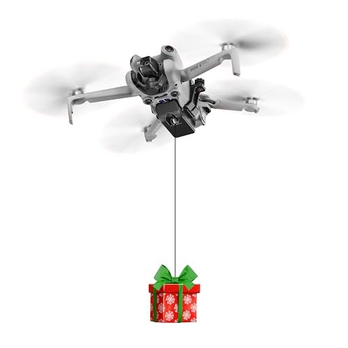 FLYDrone Mini 4 Pro Airdrop System for DJI Mini 4 Pro Accessories Payload Delivery Transport Drop Release Device Perfect for Fishing Wedding Film and TV Shooting Rescue and More at RC Willey TV
