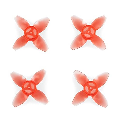 EMAX TinyHawk III Avia TH Propeller Set of 4 Red 1.3 Inch Perfect for Cool Battles of RC Battleships