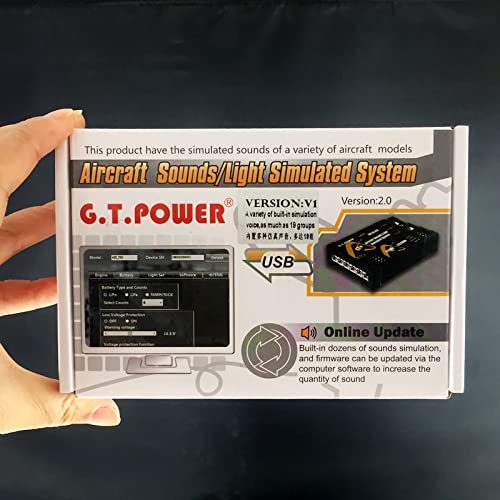 GT Power RC Lights Aircraft Simulated Sounds Light System V1 for RC Airplane Multicopter