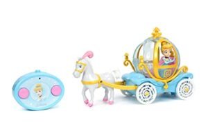 Jada Toys Disney 1 24 Princess Cinderella Horse Drawn Carriage RC Radio Control Cars for Kids