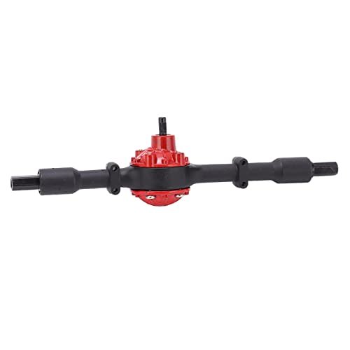 Dilwe High Strength RC Metal Rear Bridge Axle Upgrade Parts for WPL D12 Best RC Truck Ever Accessories Black Red