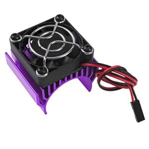 Vgoohobby Aluminum Alloy RC Motor Heatsink with 5V Cooling Fan for Tamiya RC Truck Bodies and 550 540 Size Electric Motors
