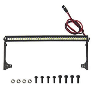 Vgoohobby 5.9 Inch RC 36LED Light Bar Roof Lamp Body Shell for 1/5 RC Car Truck Crawler Wrangler Bracket