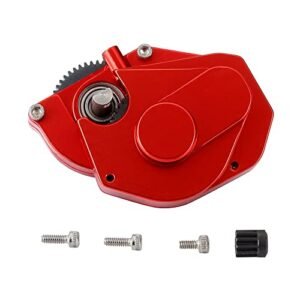 Axial SCX24 RC Battleship Firing Transmission Gearbox Aluminum Alloy Assembled Gearbox for 1 24 Scale RC Crawler