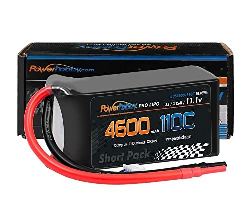 Powerhobby 3S 11.4V 4600mah 110C 220C Short Drag Racing Lipo Battery