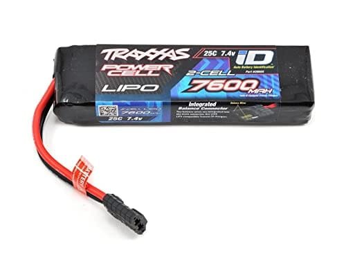 Traxxas 2S Power Cell 25C LiPo Battery with iD Traxxas Connector 7.4V 7600mAh TRA2869X