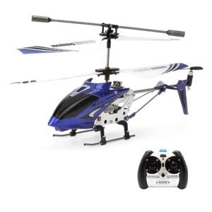 Megatech RC Helicopter S107G 3 Channel Remote Control Helicopter with Gyro for Kids and Beginners Blue