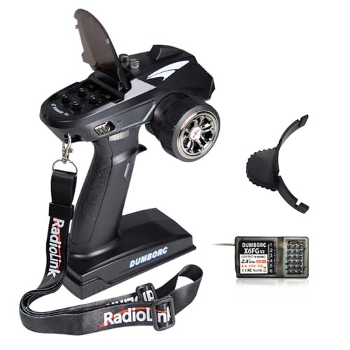 ATA HOBBY DUMBORC X6 2.4GHz 6CH RC Radio Transmitter with X6FG Receiver for RC Boat Model