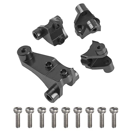 Vgoohobby Aluminum Alloy RC Car Pit Stand Suspension Links Set Compatible with TRX4 TRX6 8227 1/10 Scale Crawler Upgrade Parts Titanium