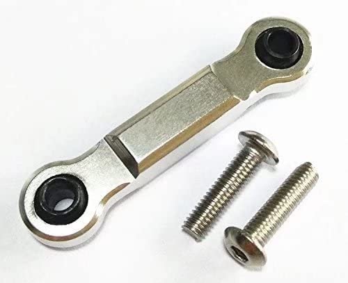 RC HPII Savage Flux X XL 4.6 5.9 Aluminum Servo Steering Link 30mm Silver Upgrade Part