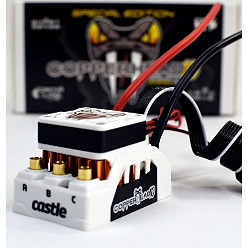 Castle Creations COPPERHEAD1016 8VWP SENSORED ESC Special Edition CSE010017000 for Forza Funco F9 RC Car Top Speed Performance