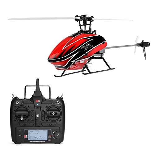 GoolRC WLtoys K110S 6 Channel RC Helicopter Aircraft Not Connected to RC with 3D 6G Mode Gyro for Beginners Kids Adults