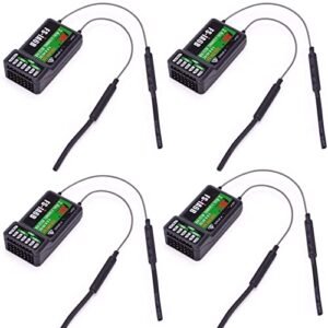 Flysky FS iA6B Receiver 2.4Ghz 6 Channel for Jims RC Boat with Long Range Dual Pass PPM PWM Output and Telemetry
